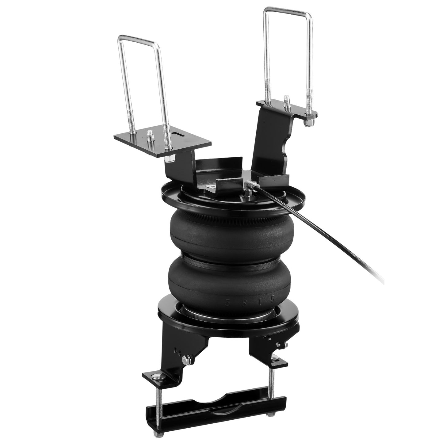 Krockkuddesats, luftfjädringsats, kompatibel med 2011-2019 Chevrolet Silverado 2500/3500HD och GMC Sierra 2500/3500HD 4WD bakhjulsdrift, 5000 lbs lastning, 5 till 100 PSI