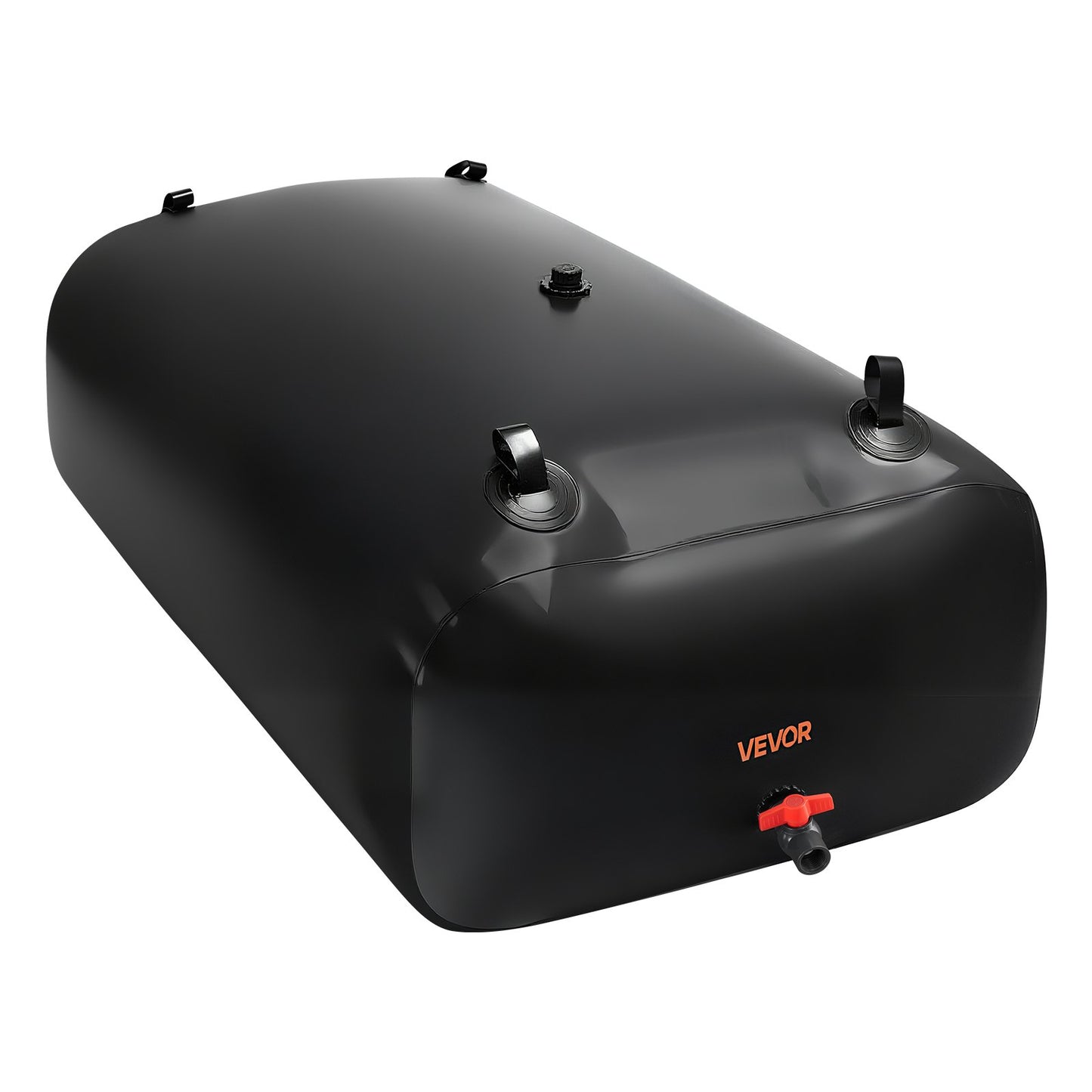 Vattenlagringsblåsa, 540L vattenlagringsbehållare, 1000D PVC stor kapacitet mjuk påseblåsa, hopfällbar och bärbar för trädgårdsbevattning, camping, husbil, nödanvändning - svart