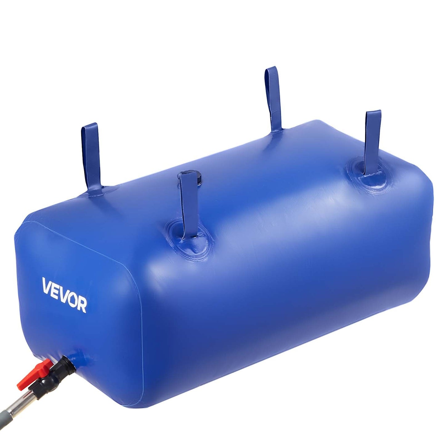 Vattentank med stor kapacitet på 113 liter, bärbar och hopfällbar mjukvattenbehållare, läckagesäker och rivtålig PVC-nödtank för husbil och utomhusbruk