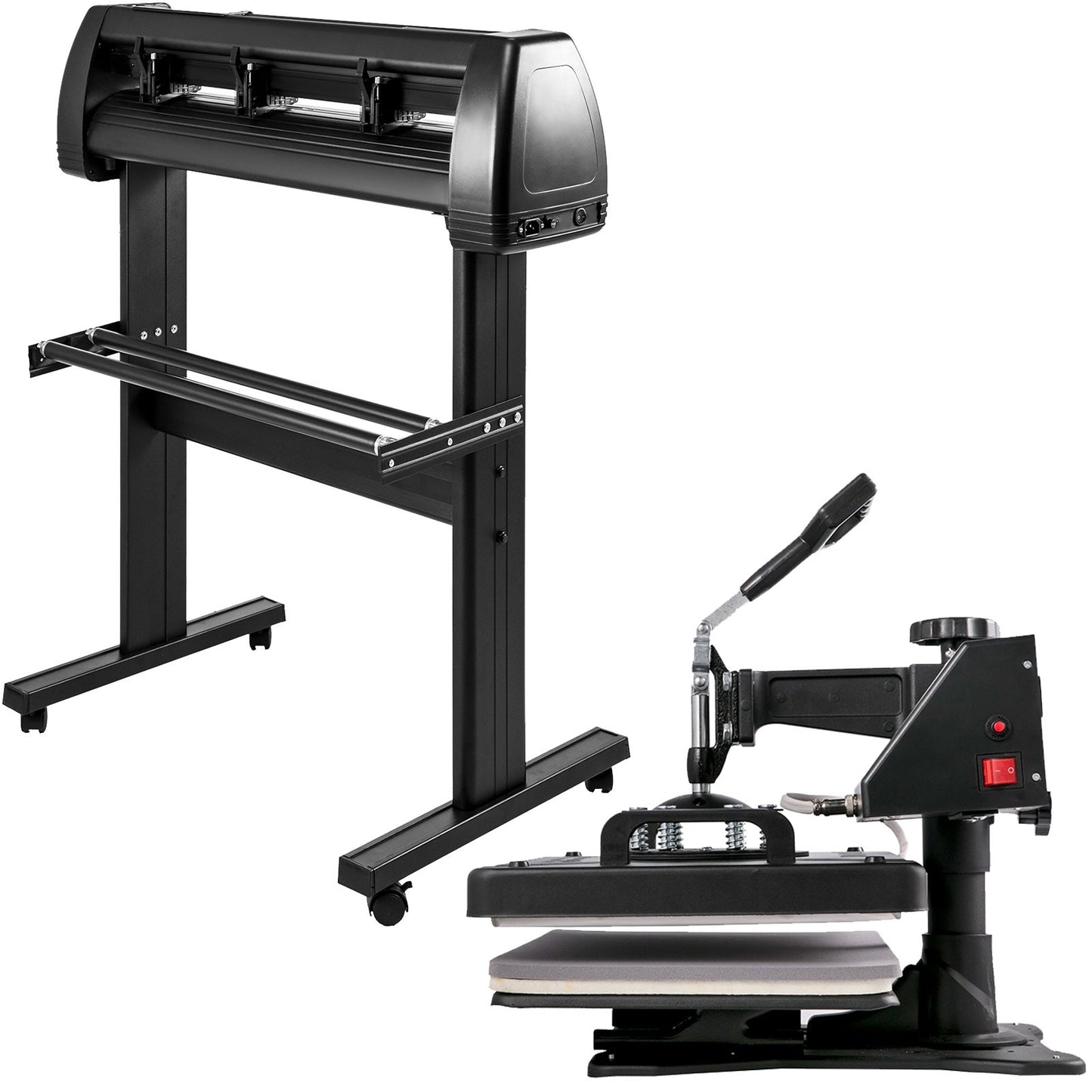 5-i-1 digital 15"x12" värmepress och 34" vinylskärare med Signmaster-programvara