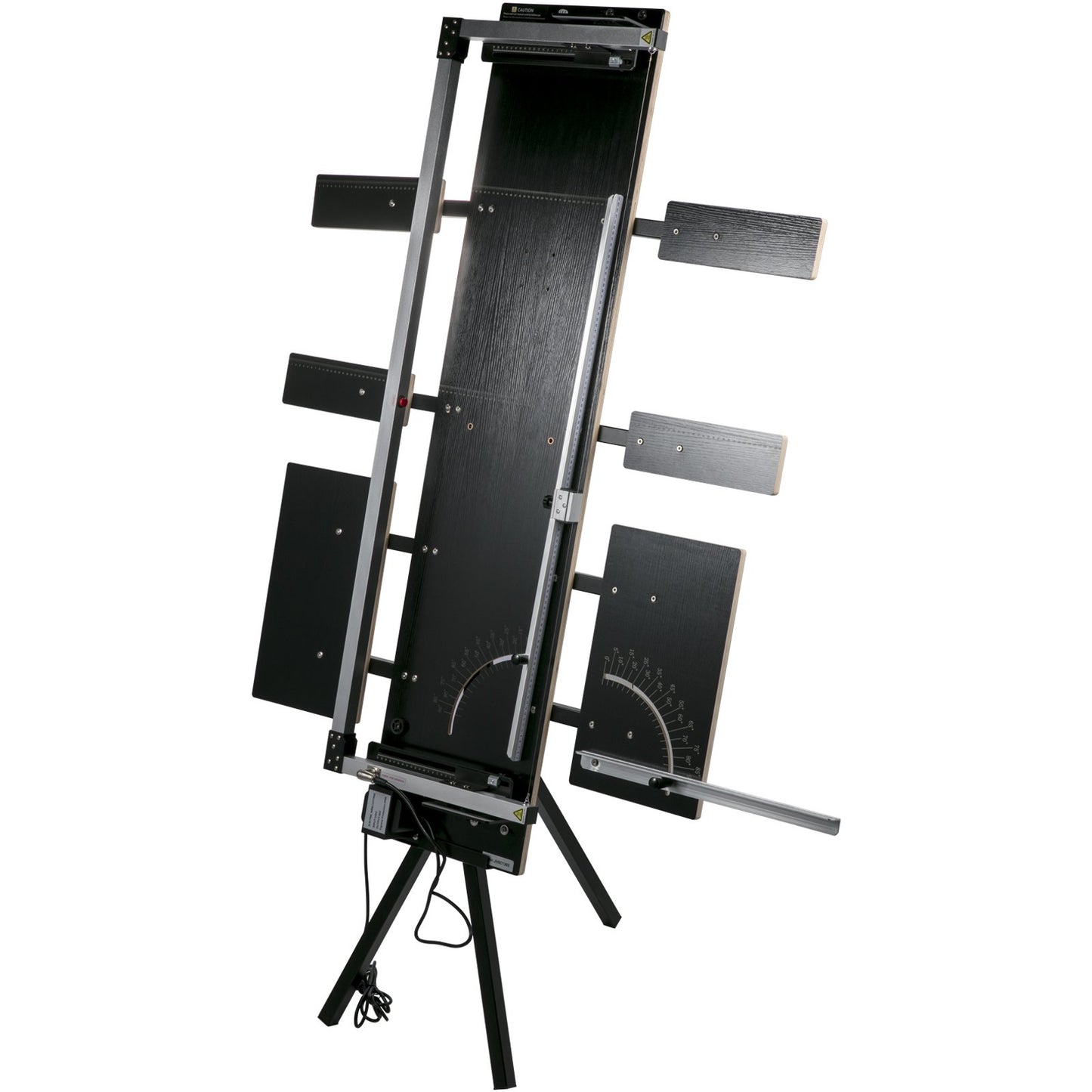 Frigolitskärmaskin 42 cm max. skärtjocklek Skumskärare 127 cm max. längd Varmtrådsskumskärare 0-90° frigolitskärare Sex värmetrådar med stativ Sidoplatta för skärning av skum Pearl Cott