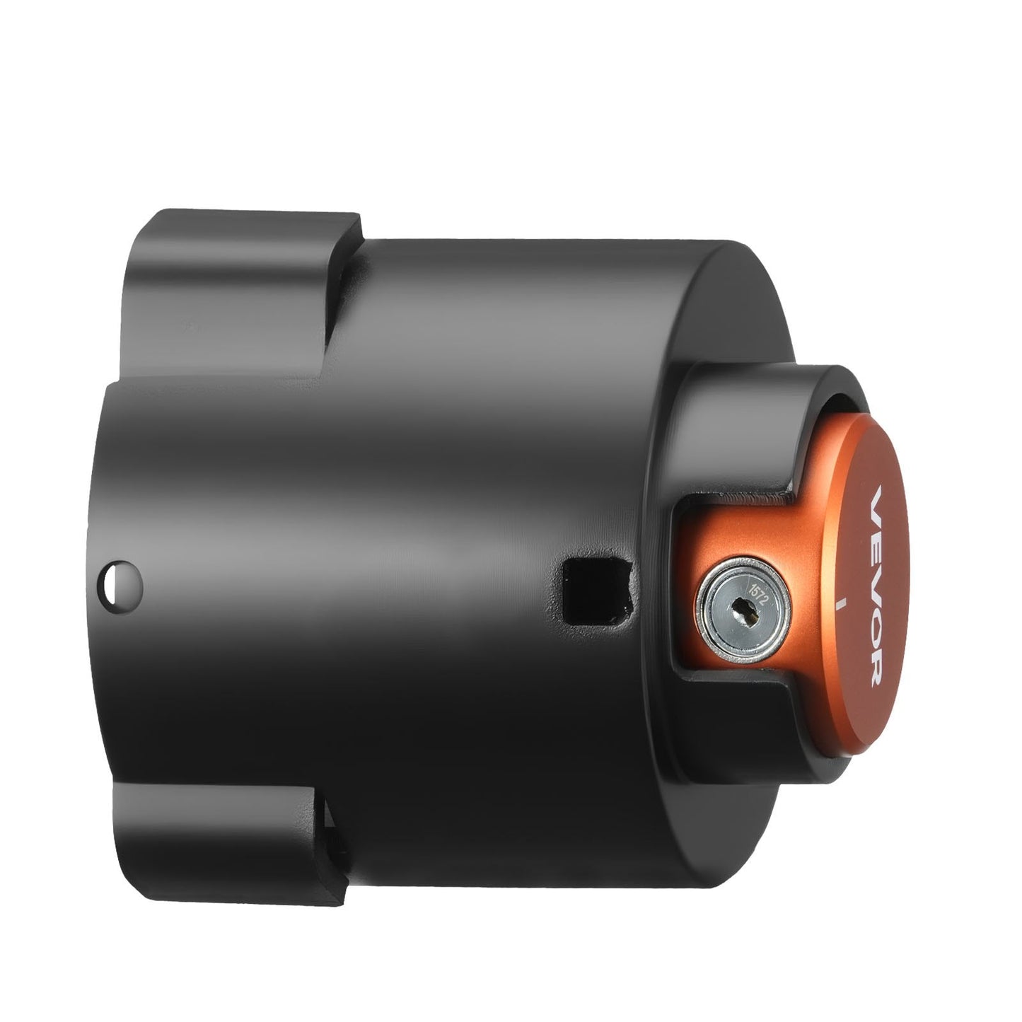 Släpvagnslås, passar 50,6 och 58,6 mm raka kulkopplingar, kraftigt dragkrokslås med 3 nycklar som säkrar säkerhetskedjor, stöldskyddande tunglås för husbil, släpvagn, båt