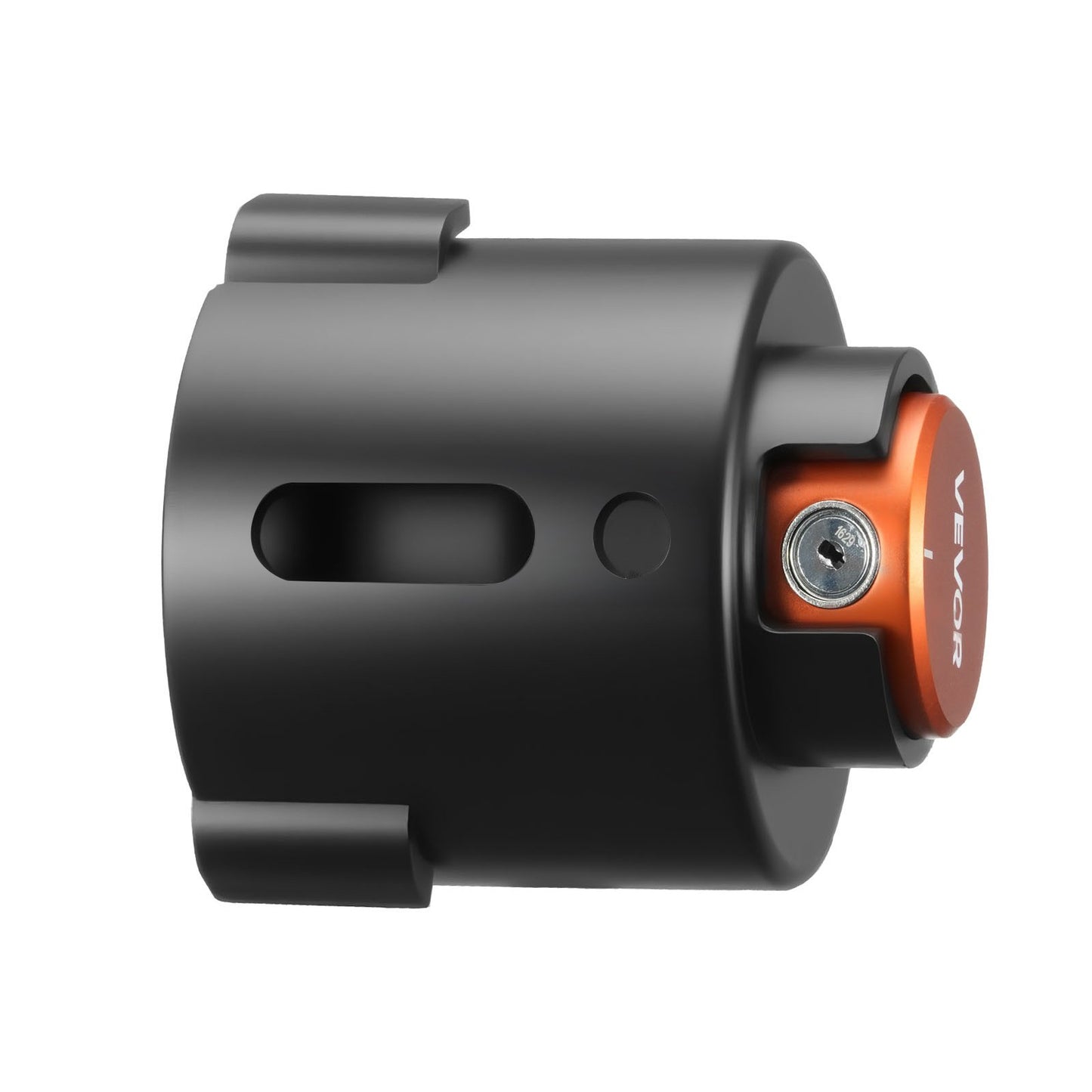 Släpvagnslås, passar 58,6 mm luftströmskopplingar, kraftigt dragkrokslås med 3 nycklar säkrar säkerhetskedjor, rostbeständigt, stöldskyddande släpvagnslås för husbil, släpvagn och båt