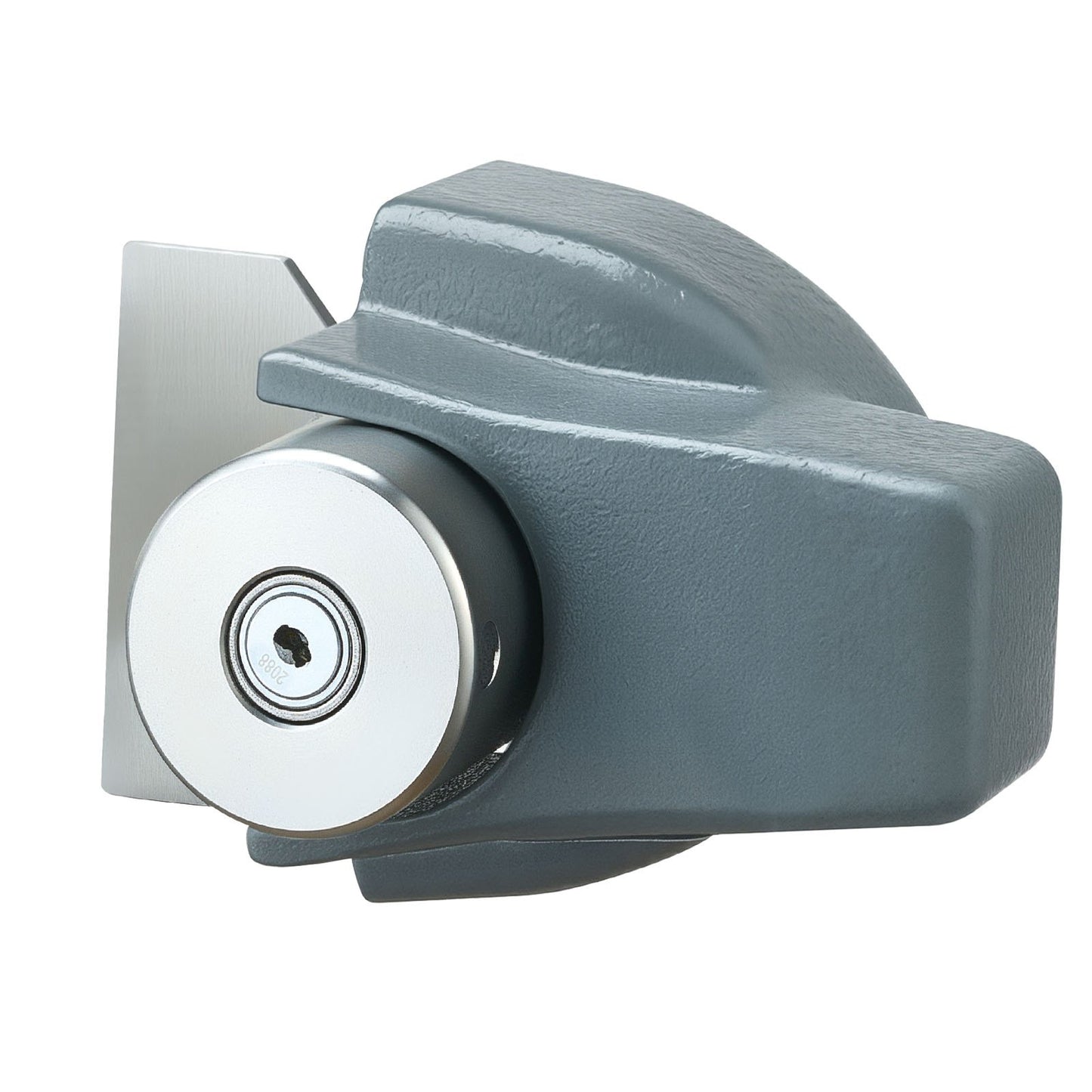 Lås för släpvagnskoppling, passar 58,6 mm gjutna/bulldogg släpvagnskopplingar, kraftigt släpvagnskopplingslås med 3 nycklar, korrosionsbeständigt, stöldskyddande kullås för husbil, släpvagn, båt, svart