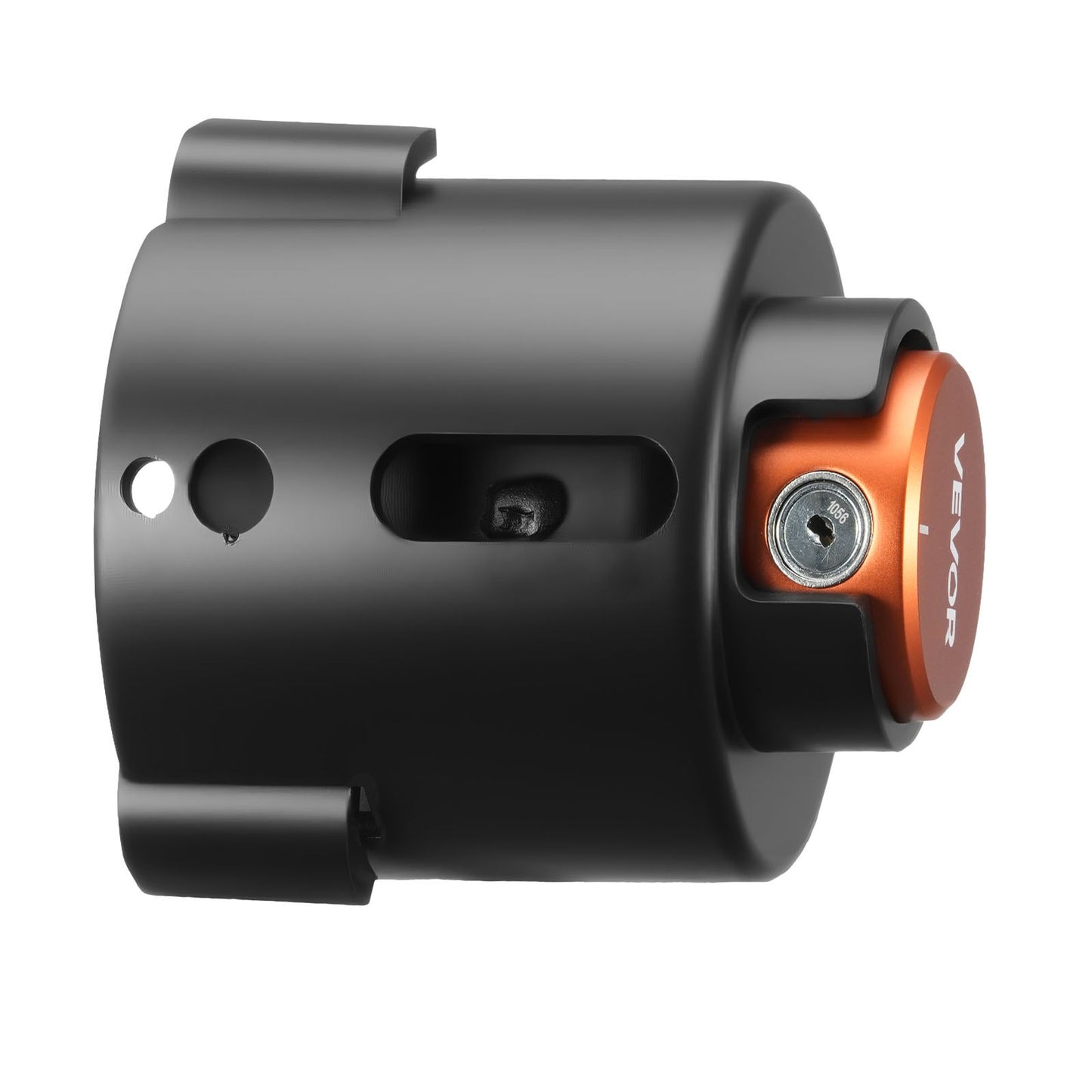 Släpvagnslås, passar 58,6 mm gjutna kulkopplingar, kraftigt dragkrokslås med 3 nycklar säkrar säkerhetskedjor, korrosionsbeständigt, stöldskyddande husvagnslås för husbil, släpvagn, båt