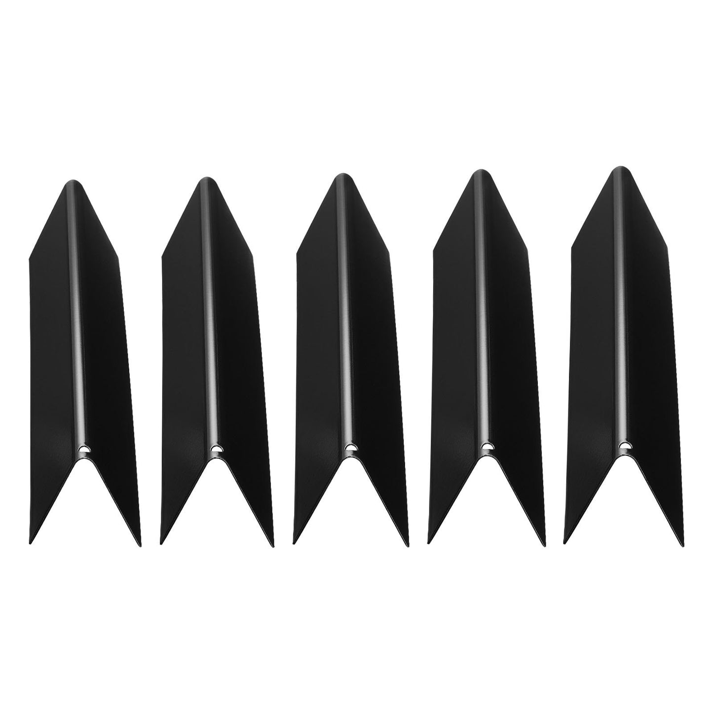 Smaksättningsbarer, 39 cm grillreservdel, för Weber Spirit I & II 300-seriens grillar, inklusive Spirit E-310, ll S-310, ll E-320, porslinsemaljerad ståltjockare värmeplatta, 5-pack