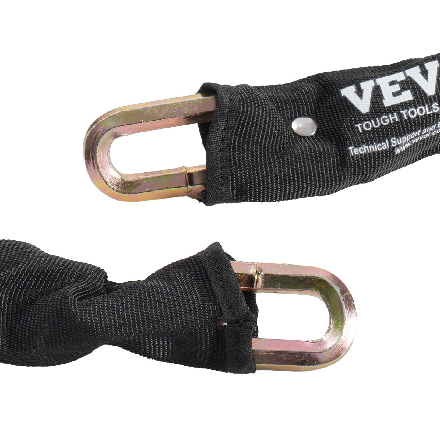 Cykelkedjelås, 1,7 m säkerhetscykelkedjelås, kraftiga metallstål stöldskyddslås med hög säkerhet, perfekt för cykel, motorcykel, skoter, dörr, staket, grind, 9,5 mm, svart