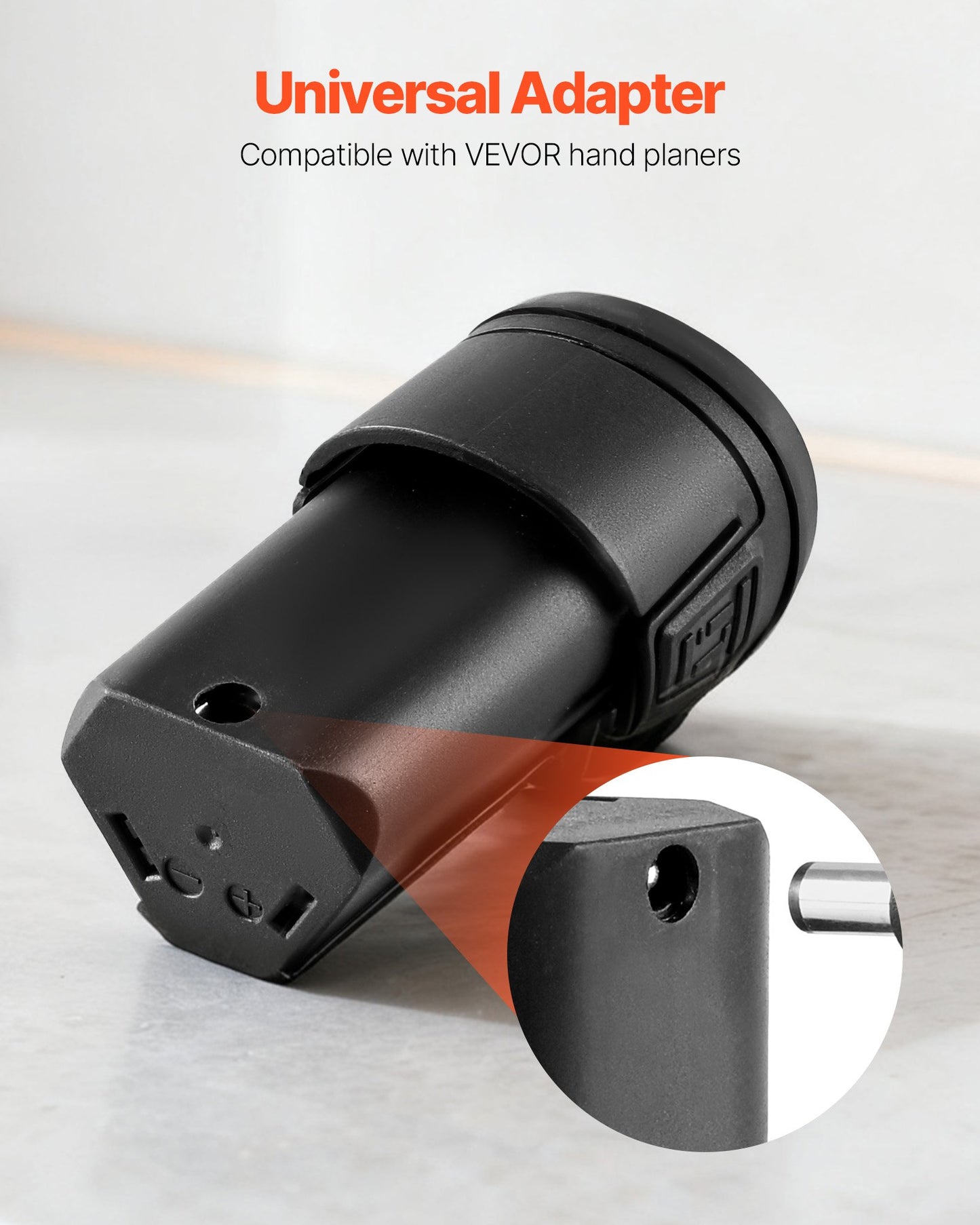 Litiumjonbatteri, 12V 2Ah, Bärbart litiumbatteripaket för utbyte, med universaladapter, Lätt att bära, Kompatibel med Makita Interfaces, Sladdlös elektrisk handhyvel, 1-pack