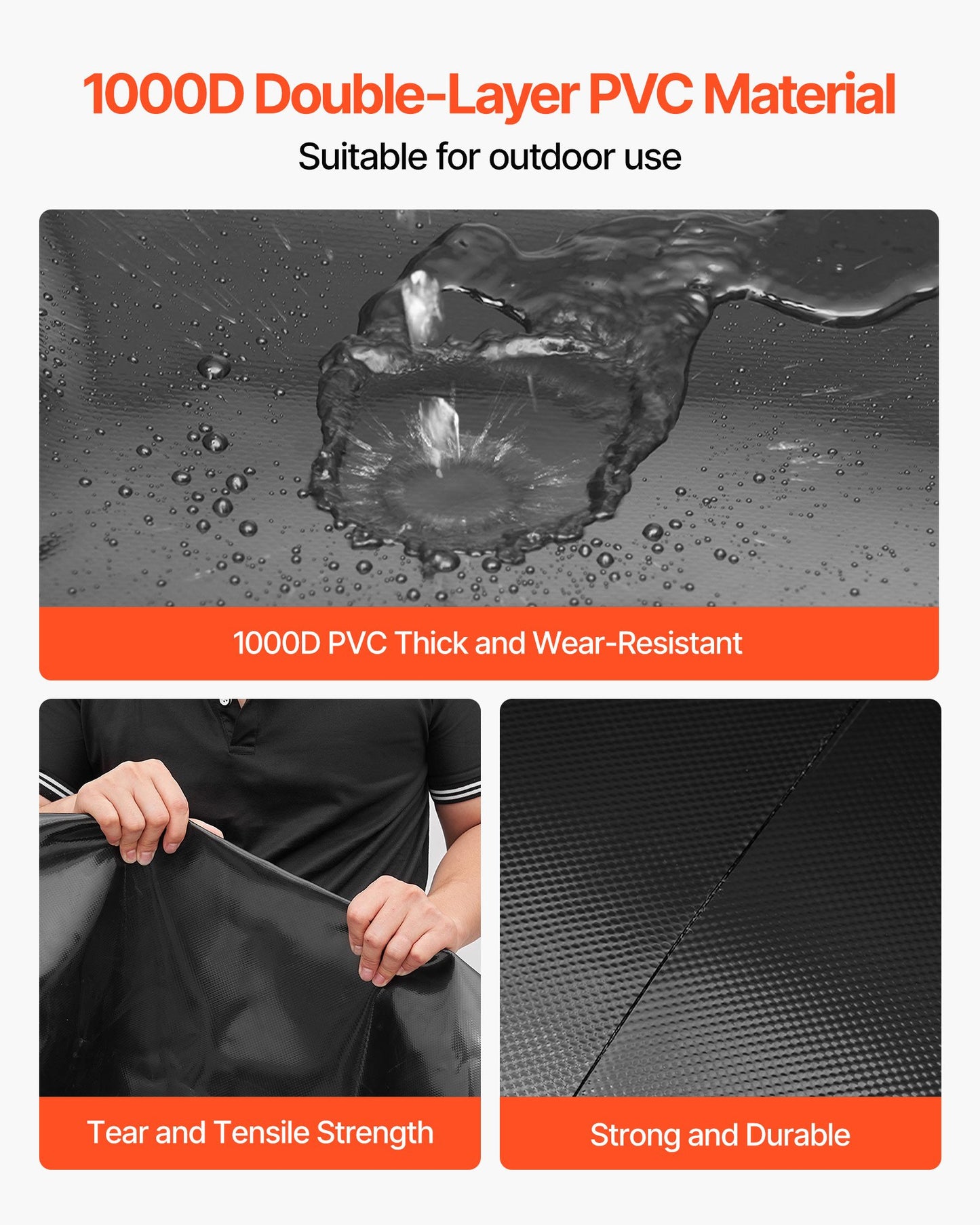 Vattenlagringsblåsa, 240L vattenlagringsbehållare, 1000D PVC stor kapacitet mjuk påseblåsa, hopfällbar och bärbar för trädgårdsbevattning, camping, husbilar, nödanvändning - svart