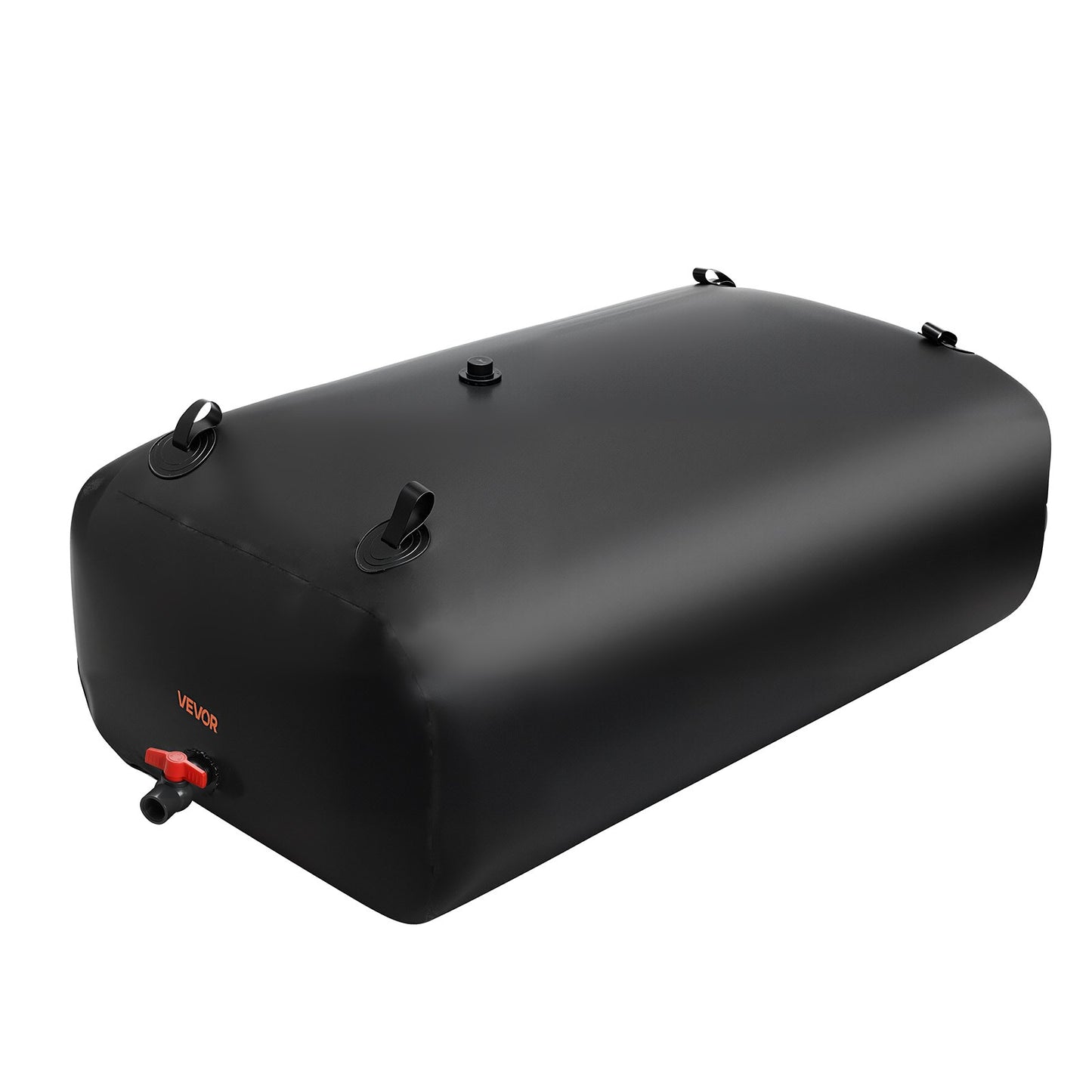 Vattenlagringsblåsa, 540L vattenlagringsbehållare, 1000D PVC stor kapacitet mjuk påseblåsa, hopfällbar och bärbar för trädgårdsbevattning, camping, husbil, nödanvändning - svart