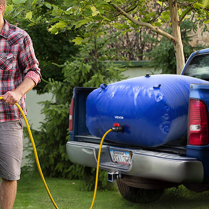 Vattenlagringsblåsa, 1000L vattenlagringsbehållare, 1000D PVC extra stor kapacitet mjuk påseblåsa, hopfällbar och bärbar för trädgårdsbevattning, camping, husbil, brandskydd