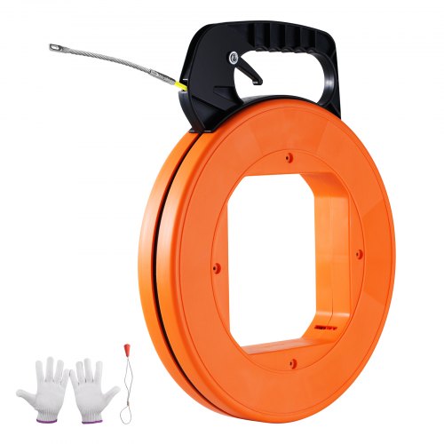 Fiskbandstrådsavdragare 60,96 m 4,7 mm (200ft 3/16in) Glasfiberhölje med hög plast