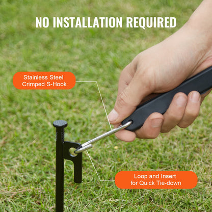 10-delat platt elastiskt rep, 20 mm kraftiga elastiska remmar med stål-S-krokar, 24" elastiskt elastiskt rep för last, presenningar, lastbilar och tält, svart