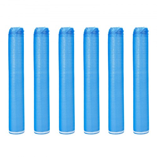 Golvunderlag 55,8 m², 3-i-1 2 mm tjock golvstoppning med tejp och ångspärr, kraftigt EPE-skum med blå PE, ljudisolering och brusreducering, för laminatträ (6 rullar x 9,3 m²)