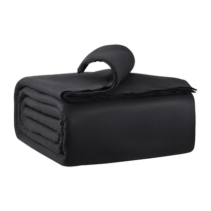 Oval poolmatta, 5,5 x 10 m poolmatta för ovanmarkspooler, extra tjock poolmatta, förhindrar punkteringar, underlag av återvunnet geotextilmaterial, förlänger fodrets livslängd