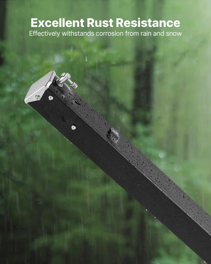 RV Follow femtehjulslandningsställsben 179014, 825 mm femtehjulslandningsställ universellt ersättningskompatibelt med Lippert Venture, Atwood, Stromberg Carlson Systems, med stift och bas, svart