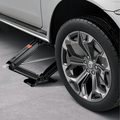 2000 kg saxdomkrafter för husbilar, 10–61 cm saxdomkrafter för husbilsstabilisator, set om 2, kraftig domkraft med vev, hylsa och vattenpass, böjs eller deformeras inte lätt