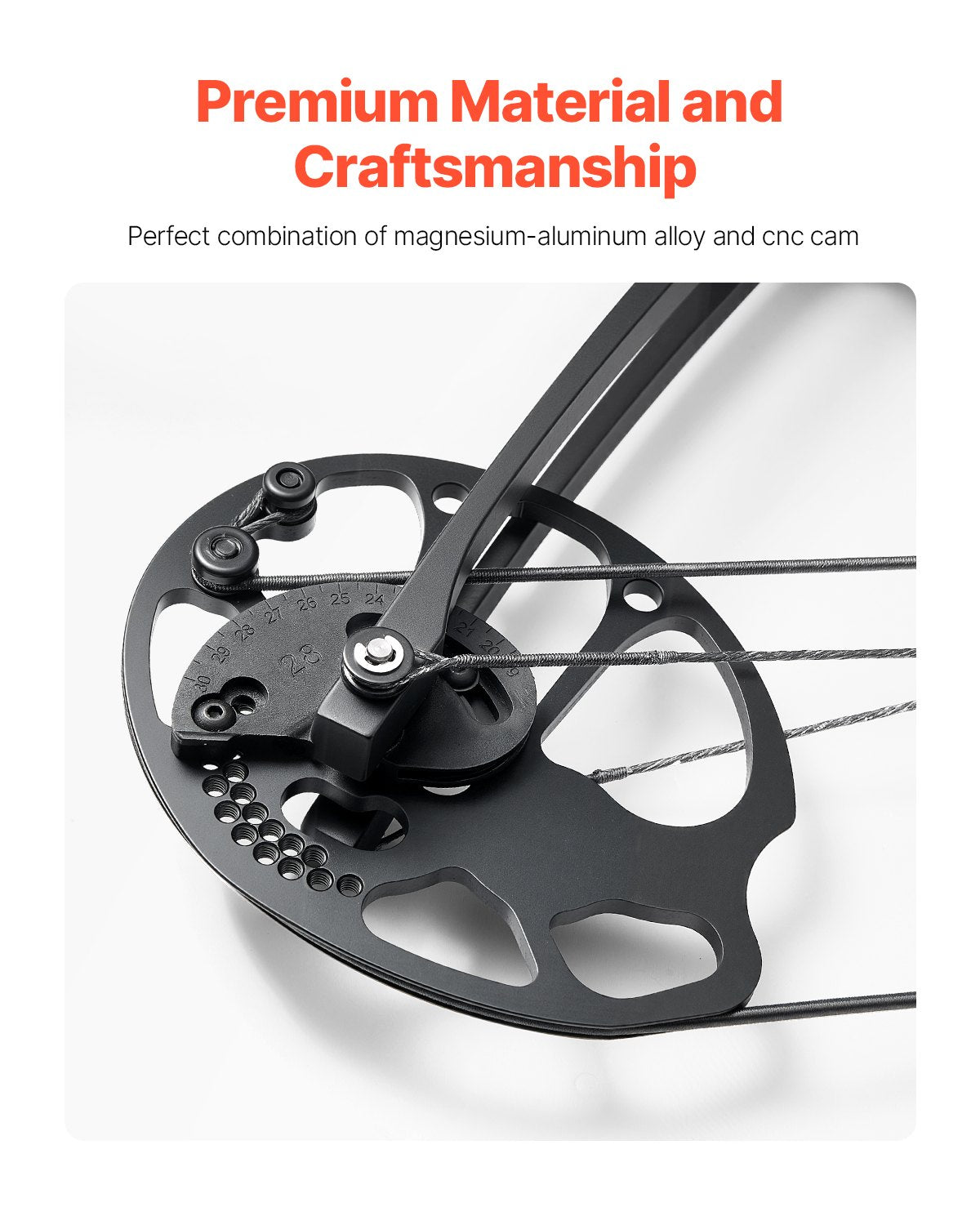 Compoundbåge, justerbar draglängd 48-76 cm, compoundbågspaket för nybörjare, dragvikt 8-32 kg, bågar och pilar för bågskytte, högerhandskit med jaktutrustning, 320 fps, svart