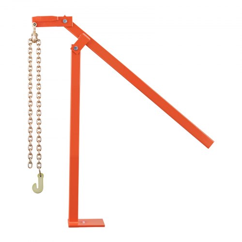 78 cm T-stolpsavdragare, kraftig staketstolpsavdragare med 109,2 cm lyftkedja, rostbeständigt stål, arbetsbesparande T-stolpsborttagare för runda staketstolpar, skyltstolpar och trädstubbar
