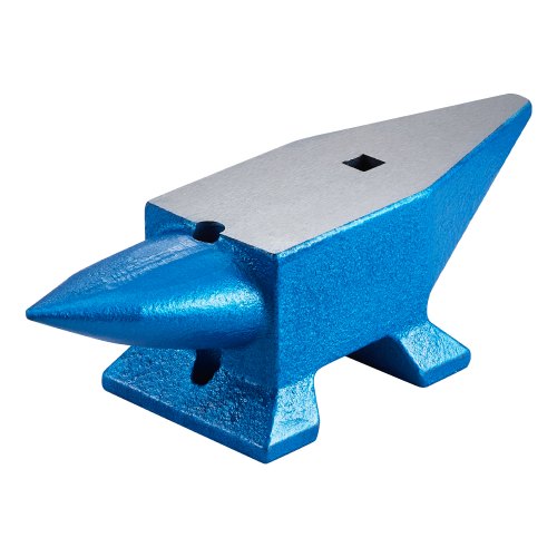 Städ med enstaka horn 22 pund stålstäd smed till salu smide stålverktyg med runt och fyrkantigt hål och utrustning städ robust smed juvelerare hållbart och robust metallsmedsverktyg