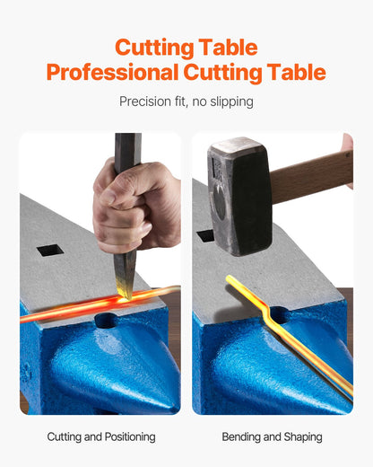 Städ med enstaka horn 22 pund stålstäd smed till salu smide stålverktyg med runt och fyrkantigt hål och utrustning städ robust smed juvelerare hållbart och robust metallsmedsverktyg