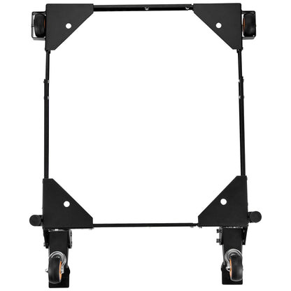 Mobil bas, 280 kg viktkapacitet, justerbar från 30 x 30 cm till 90 x 90 cm, kraftigt universellt mobilt basstativ med svängbara hjul, för träbearbetningsutrustning, bandsåg, elverktyg, maskiner
