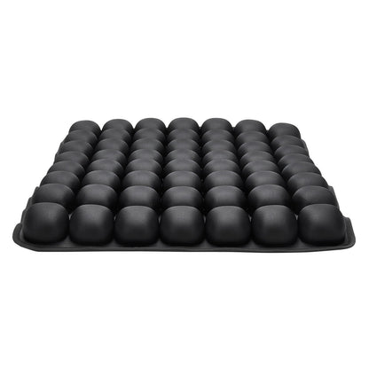 Uppblåsbar sittdyna, 3D-luftcellssittdyna för tryckavlastning, Lycra- och TPU-rullstolssittdyna med manuell pump, lätt och bärbar för resor, kontor, bil, flygplan