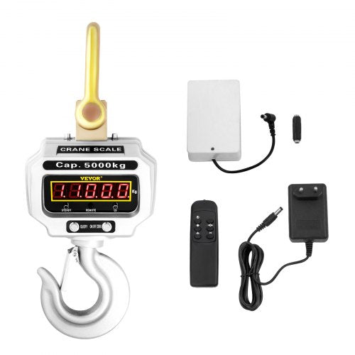 5000 kg 11000 lbs digital kranvåg Kranvåg för tung drift Industriell digital hängande våg Vikt LED