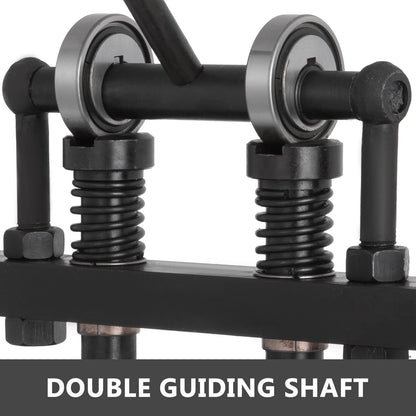 Läderskärmaskin 260x150mm Manuell stansmaskin Kraftig läderpräglingsmaskin Handpress Formgjutning Läderstansning Läderskärmaskin för olika material