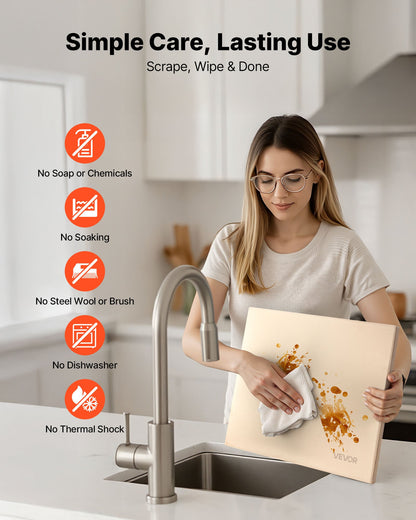 Pizzasten, 38 x 30 cm rektangulär pizzasten i kordierit, extra stor baksten med skrapa, 15 mm tjock värmebeständig kordierit, för köksugn, bakning av bröd och pizzor, grillning