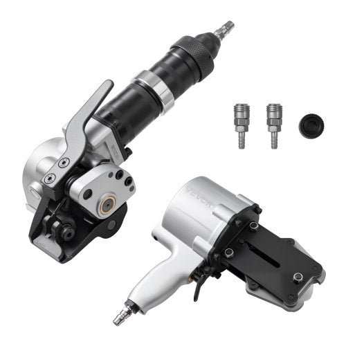 Pneumatisk stålbandningsmaskin, 8500 N spänningskraft, metallbandningsverktyg, spännare och skärförslutare för 32 mm breda metallband, kraftig delad balpress för höghållfast förpackning