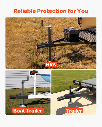 Släpvagnslås, passar 50,6 och 58,6 mm Bulldog släpvagnskopplingar, kraftigt dragkrokslås med 3 nycklar säkrar säkerhetskedjor, korrosionsbeständigt, stöldskyddande husvagnslås för husbil, släpvagn, båt