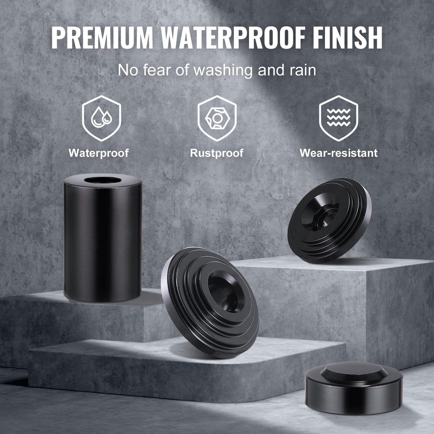 Kulledspresssats, 10 st. Verktygssats, C-press Verktyg för borttagning och montering av kulled, för de flesta 2WD- och 4WD-bilar, Kraftigt reparationssats för kulled för bilreparationer