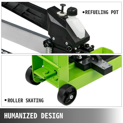 39-tums kakelskärare manuell kakelskärare, med volframkarbidskärhjul Professionell vinylplankskärare, justerbar laserguide för precisionsskärning av porslins- och keramiska golvplattor