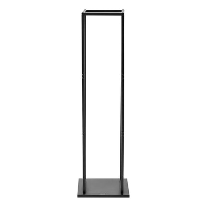 Vedställ för inomhusbruk, 33 × 32 × 112 cm vedhållare, rymmer upp till 45 kg, högt vedställ, vedhållare i pulverlackerat stål, kraftig vedhylla för eldstad