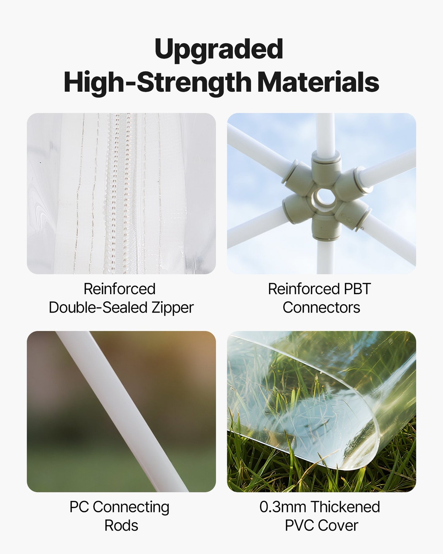 Trädgårdskupoligloo, 3,6 x 2,2 m utomhustält med genomskinlig bubbelkonstruktion för 4-7 personer, väderbeständigt geodesiskt kupolväxthus med fönster, PVC-iglootält för uteplatser, camping, fest, bröllop