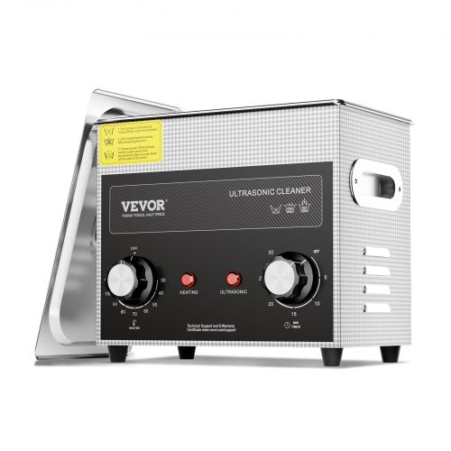 3L ultraljudsrengöring med värmetimer och korg, professionell digital sonisk kavitationsmaskin, 120W rengöringsmaskin för klockinstrument, glasögon, mynt, metalldelar, verktyg