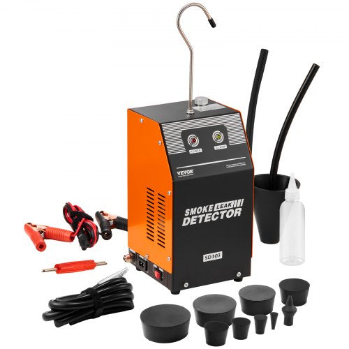 Läckagedetektor för bilrökmaskin, läckagetestare för avdunstning av rökmaskin med inbyggd luftpump, dubbelläges vakuumledningsbränslediagnostisk detektor för DC12V-bilar, motorcyklar, lastbilar, båtar, fyrhjulingar