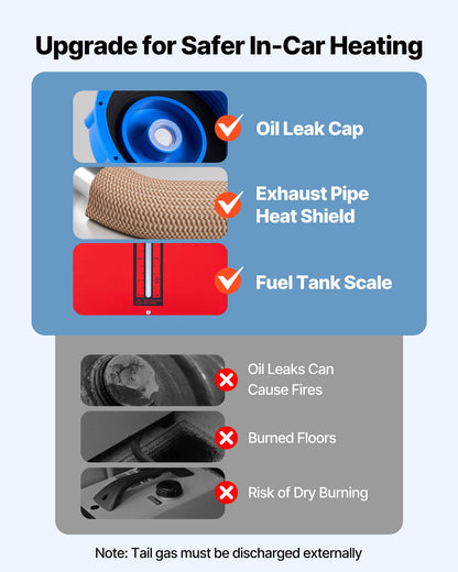 Dieselluftvärmare, 12-24V 8KW, Snabbvärmande dieselparkeringsvärmare med fjärrkontroll och svart LCD-brytare, Låg ljudnivå, Förvärmningsfunktion, för husbil, lastbil, husbil, skåpbil, båt och släpvagn